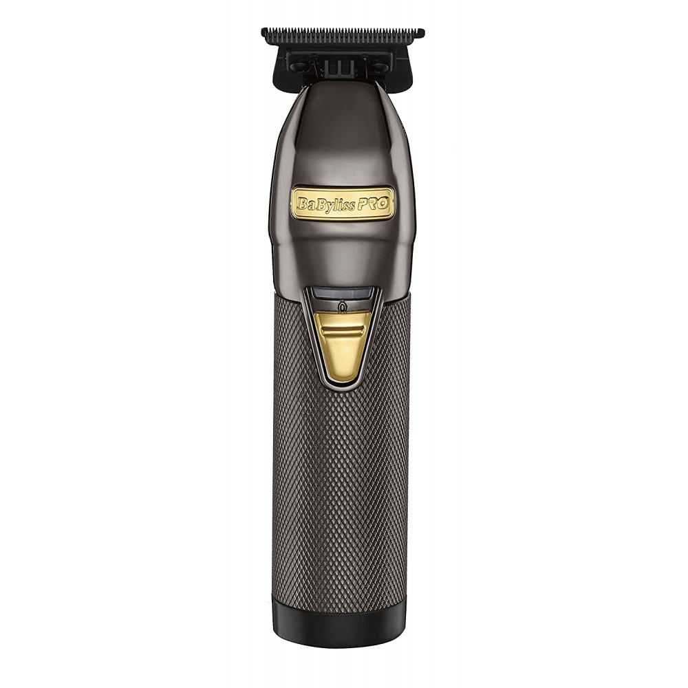 BaByliss PRO Gunmetal & Gold FX Collection Outlining Metal Trimmer & Clipper - Limited Edition Set