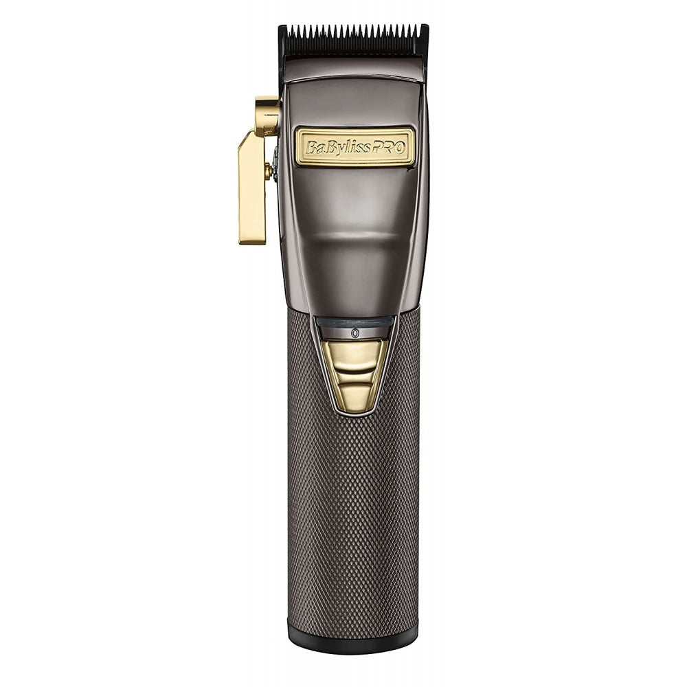 BaByliss PRO Gunmetal & Gold FX Collection Outlining Metal Trimmer & Clipper - Limited Edition Set