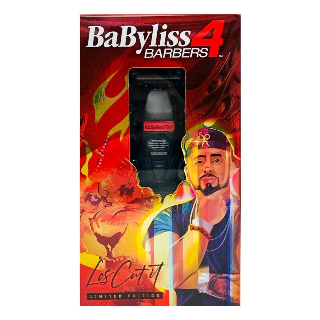 BaByliss PRO Red & Black FX Outlining Cordless Trimmer Carlos Estrella -Limited Edition