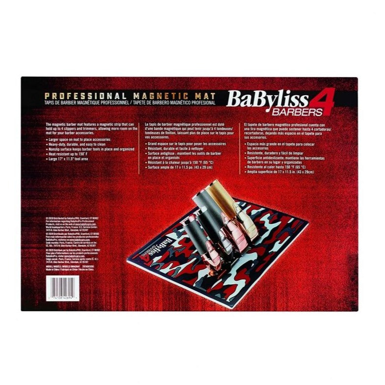 BaByliss PRO Magnetic Station Mat Red Color