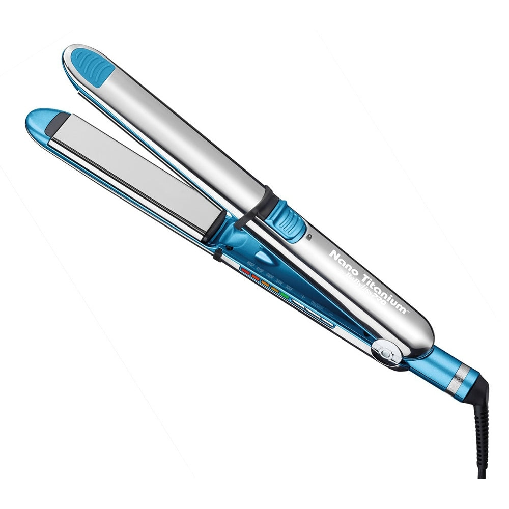 BaByliss PRO Nano Titanium Prima 3000 Flat Iron 1.25" Blue color : BBL-P3000