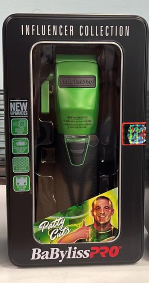 BaByliss Pro FX BOOST+ Green Cordless Clipper - Influencer Collection