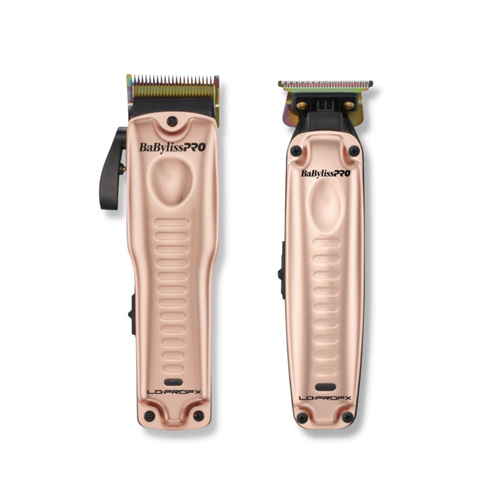 BaByliss PRO Lo-ProFX Limited Edition High Performance Clipper & Trimmer Collection Set - Rose Gold UPC: 074108459640
