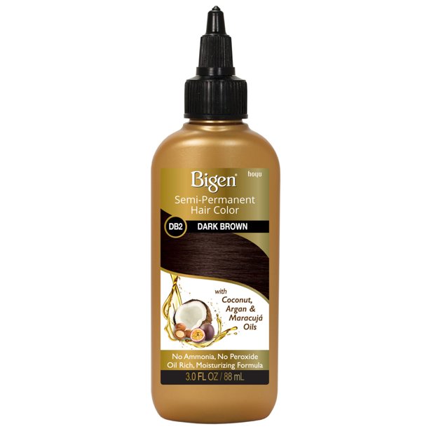Bigen-DB2-Semi-Permanent-Hair-color-Darkest-Brown- with Coconut, Argan & Maracuja oils 3.0 fl oz