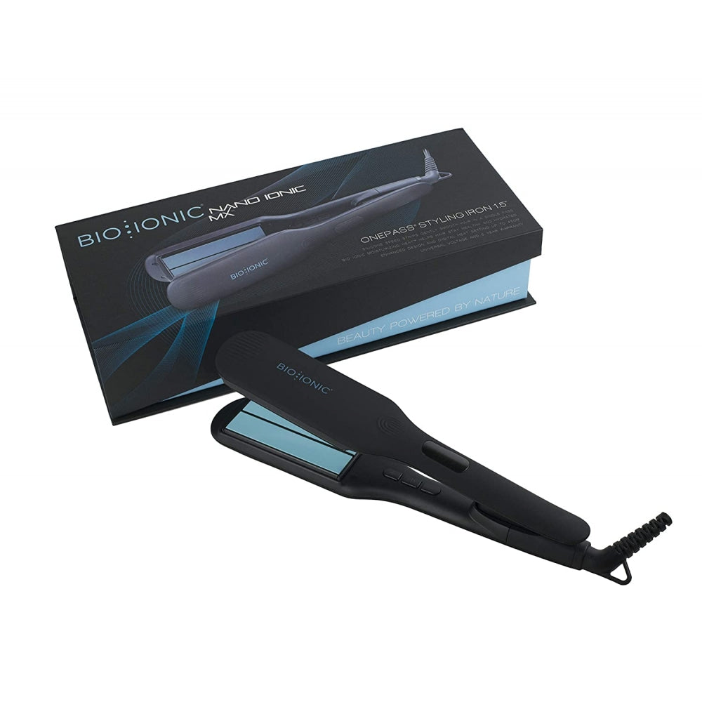 Bio Ionic Nano Ionic MX OnePass Pro Styling Flat Iron 1"