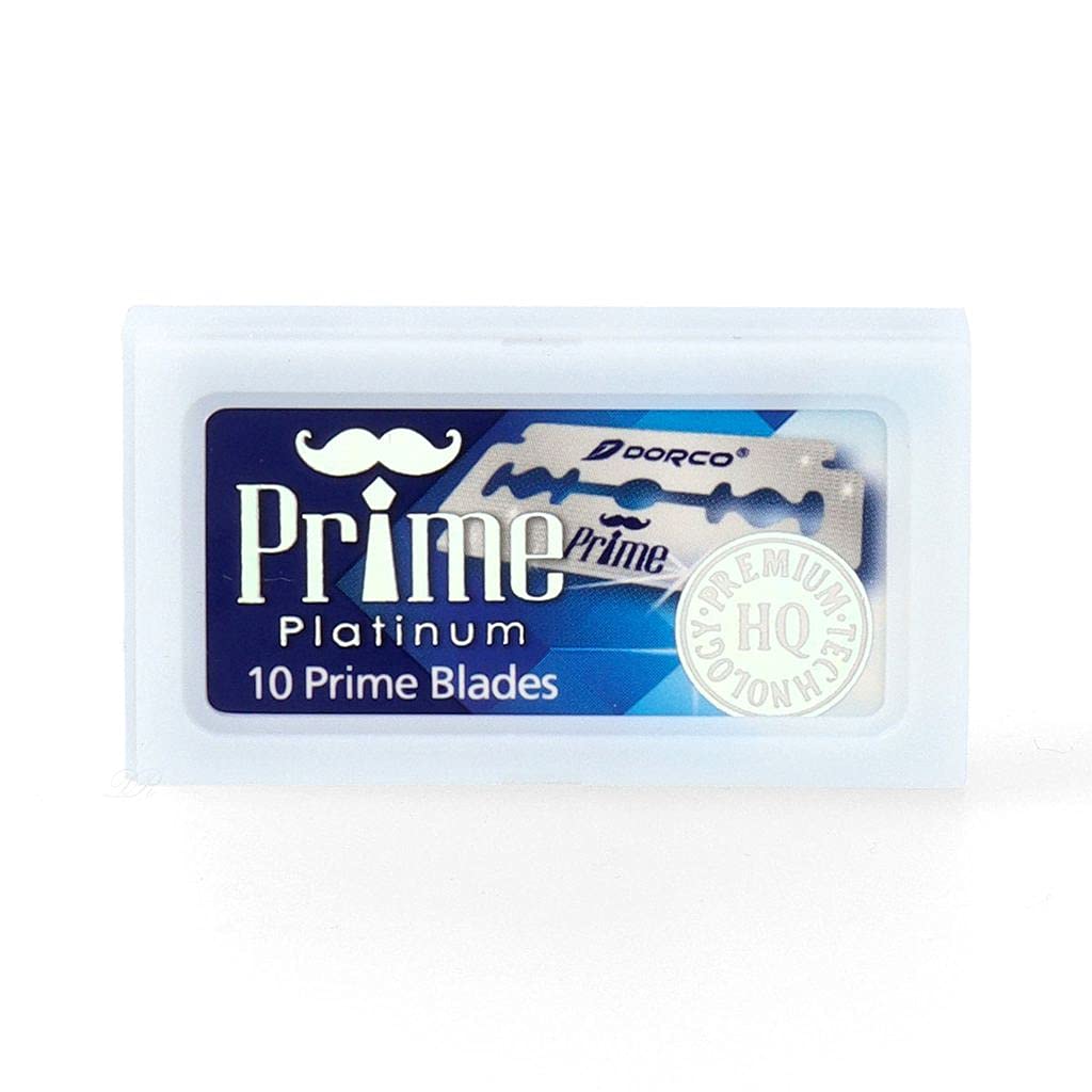 100 Dorco Prime Platinum Double Edge Razor Blades STP301
