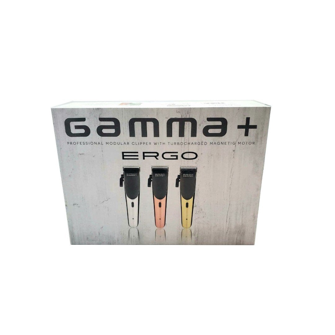 Gamma+ Ergo Magnetic Motor Cordless Clipper Chrome, Gold, and Rose Gold Color.