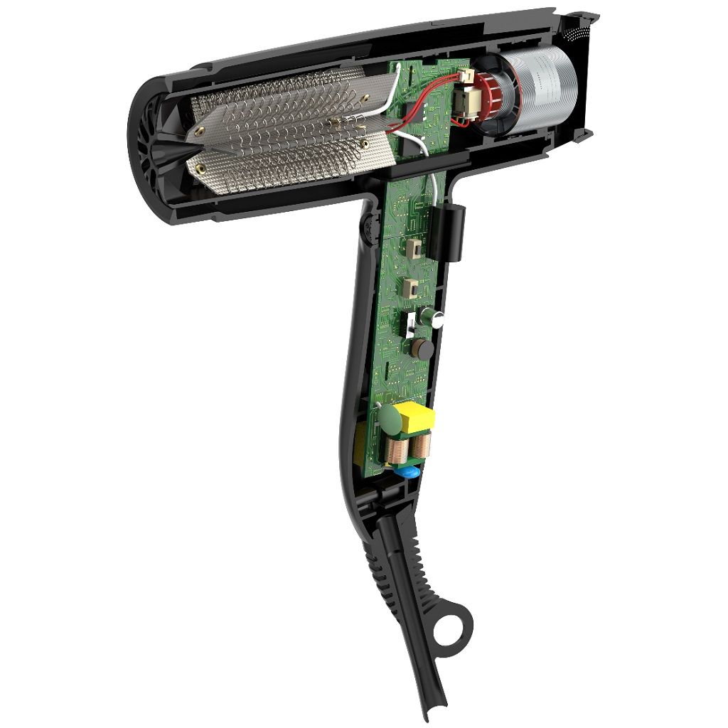 GAMMA+ Xcell - Digital Motor Dryer Matte Black GPXCELL
