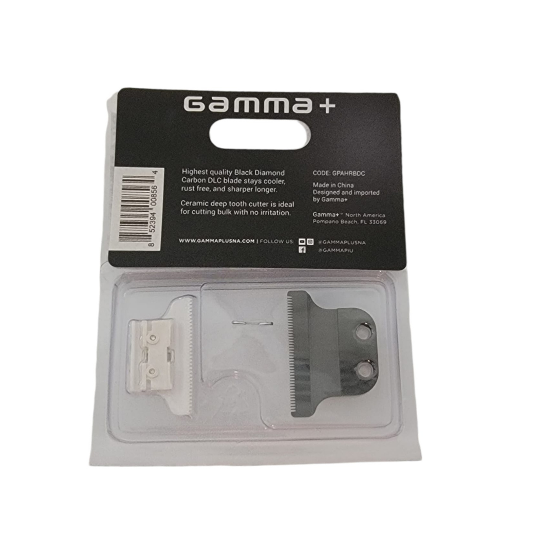 Gamma+ Trimmer DLC fixed blade with Ceramic Deep Tooth Cutter GPAHRBDC