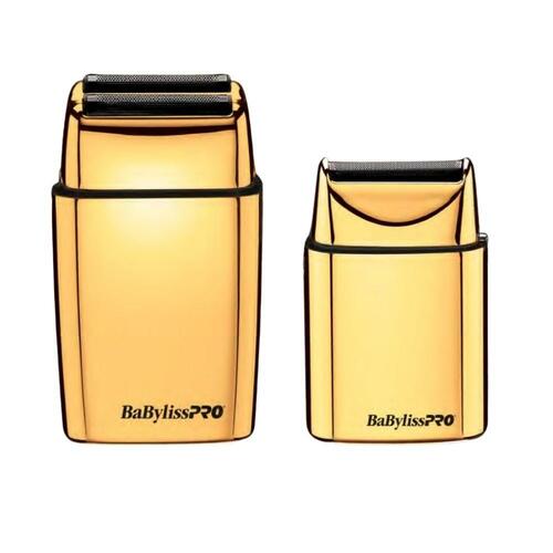 BaByliss PRO Limited FX Collection Double and Single Foil Gold Shaver Duo