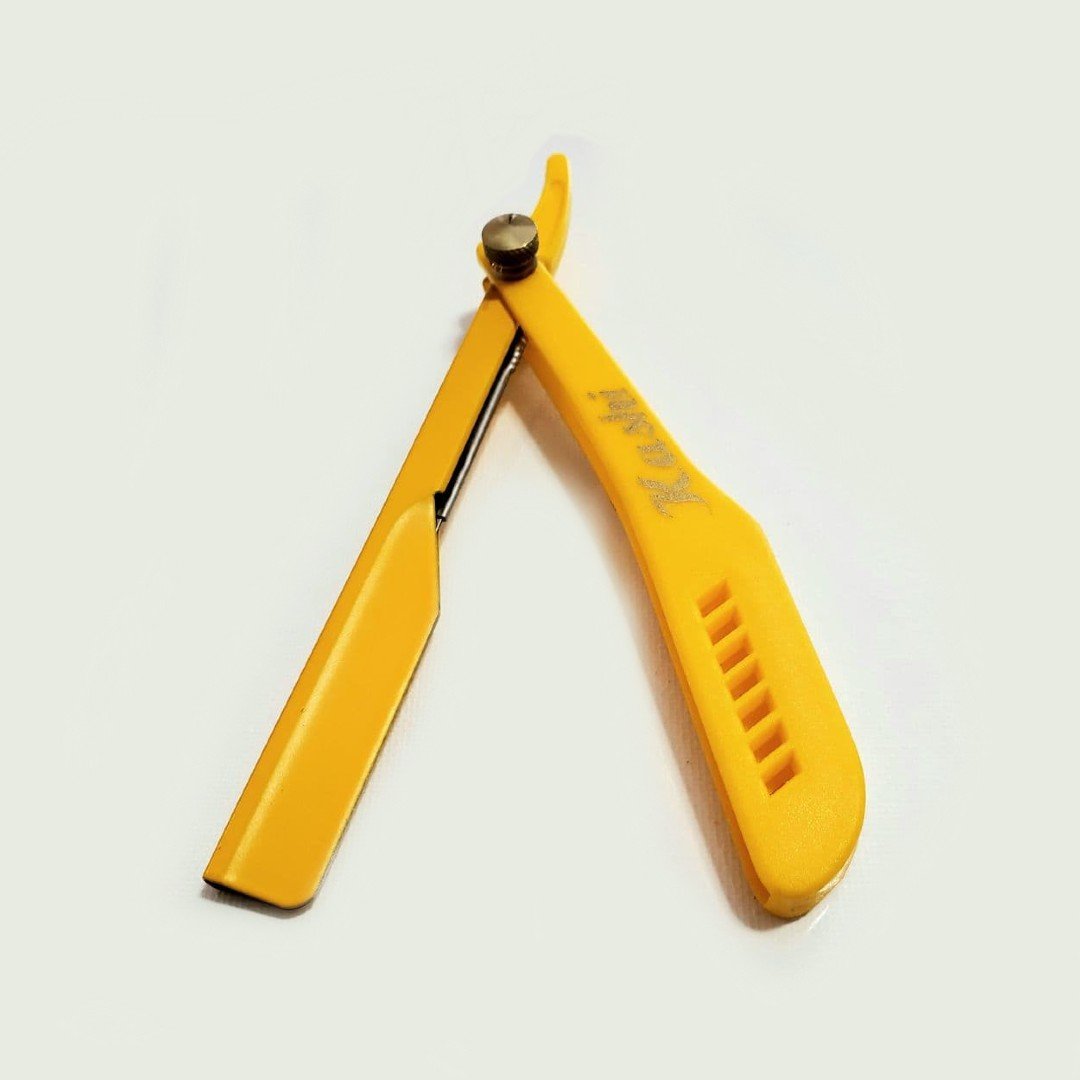 Kashi RY-114 Straight Razors Blade Yellow Color