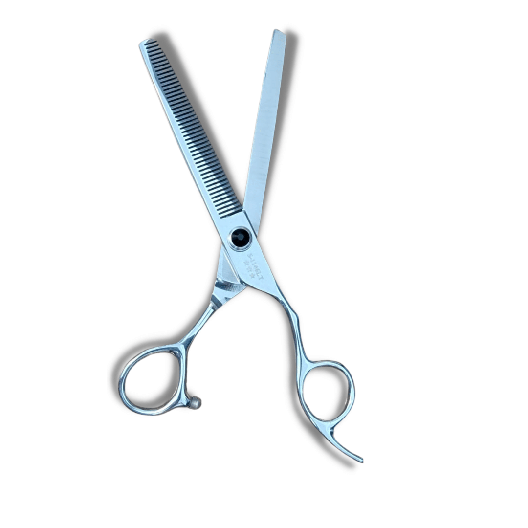 Kashi Shears S-1146TL Professional Thinning , 6.5 inch Silver Color with 46 teeth for best haircut detail