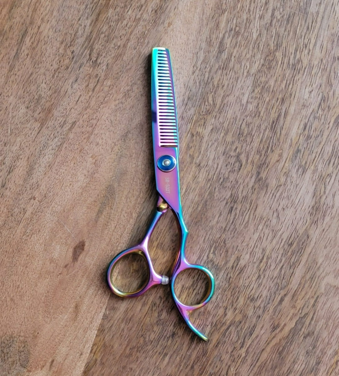 Kashi Professional Thinning Hair Shears SR-532T Rainbow Color