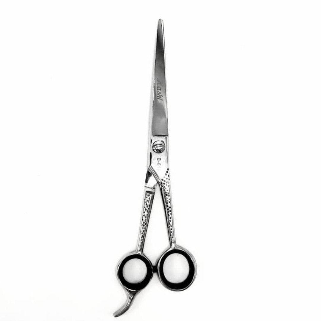 Kashi B-61F Professional Shears Barber , 7" Silver Color