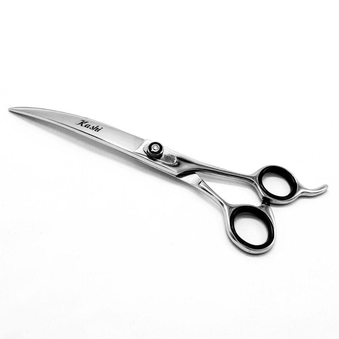 Kashi S-4080C Professional Curved Shears 7" Japanese Stainless Steel.
