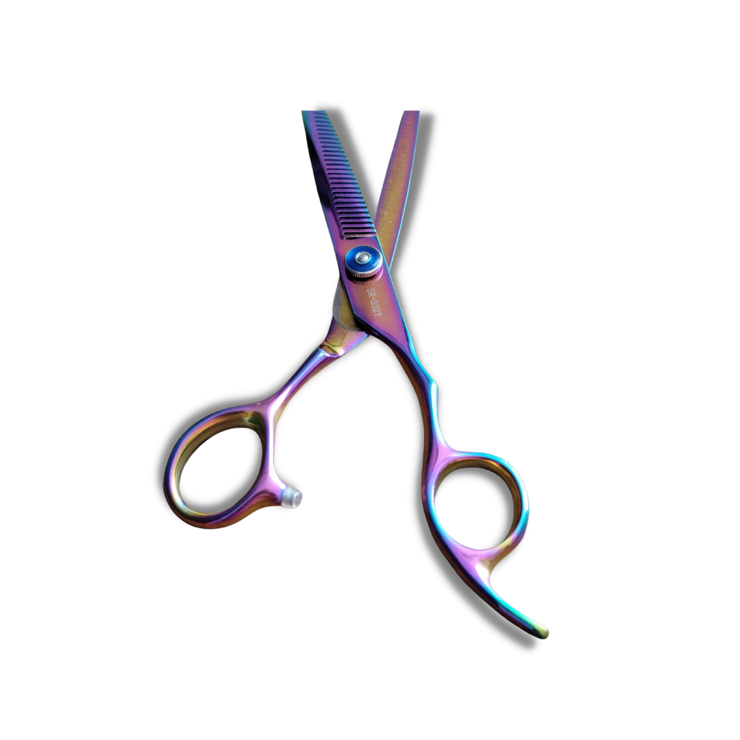 Kashi Professional Thinning Hair Shears SR-532T Rainbow Color