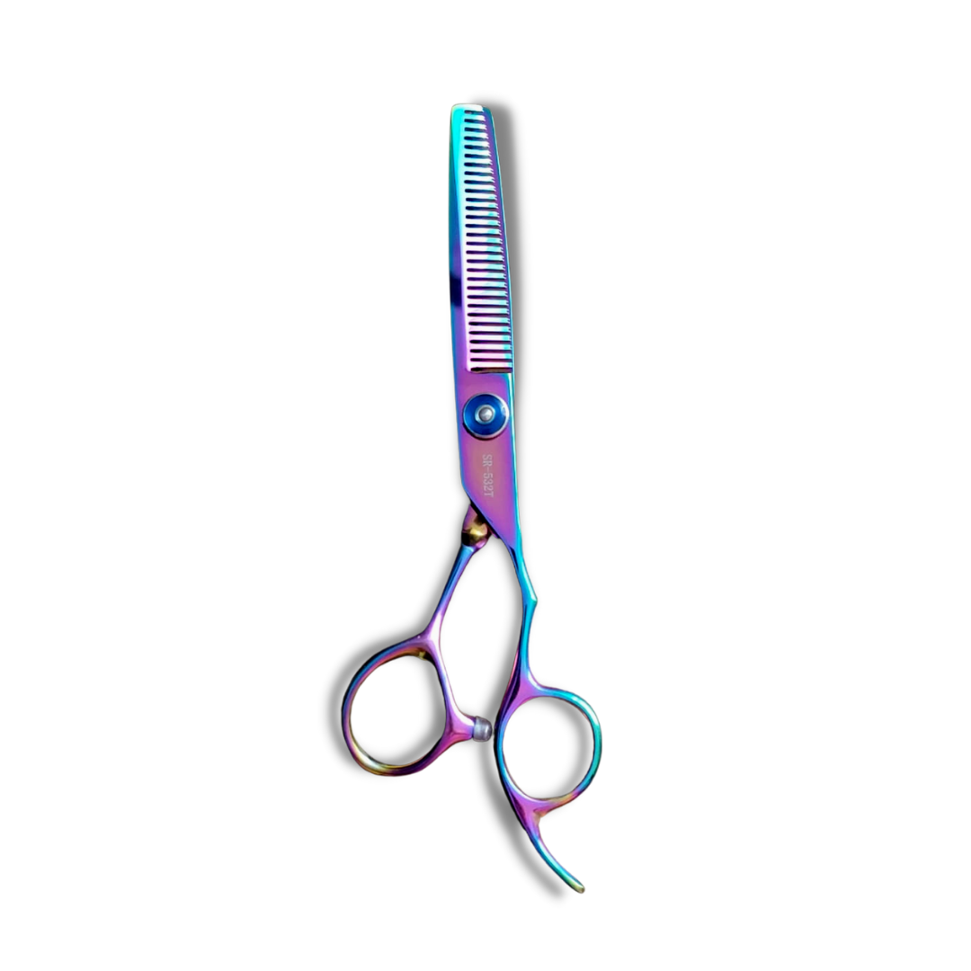 Kashi Professional Thinning Hair Shears SR-532T Rainbow Color