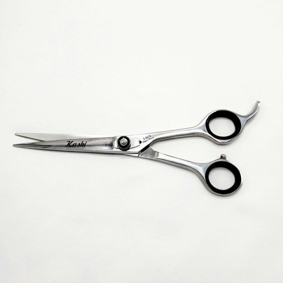 Kashi S-0670 Professional Shears Barber , 7" Silver Color