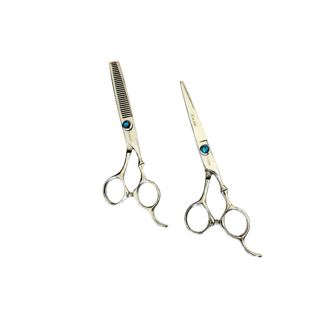 Kashi S-3230T Professional Thinning shears, 6.5" Silver Color 30 Teeth