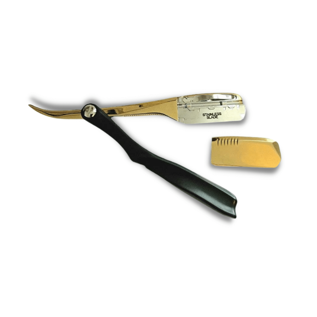 Kashi RB-250G Professional Straight Razor for Barber Gold 2022