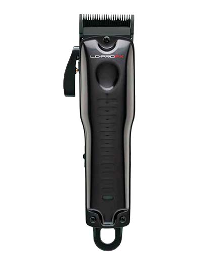 babylisspro loprofx hair clipper black color and metal and plastic body model FX825 Ergonomic Design: The low profile, ergonomic design of the FX825 allows for easy and comfortable handling, reducing hand fatigue during extended cutting sessions