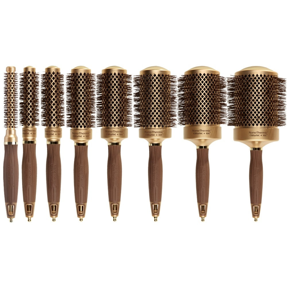 Olivia Garden NanoThermic Ceramic + Ion Barrel Brush Collection (NT) : NT-82