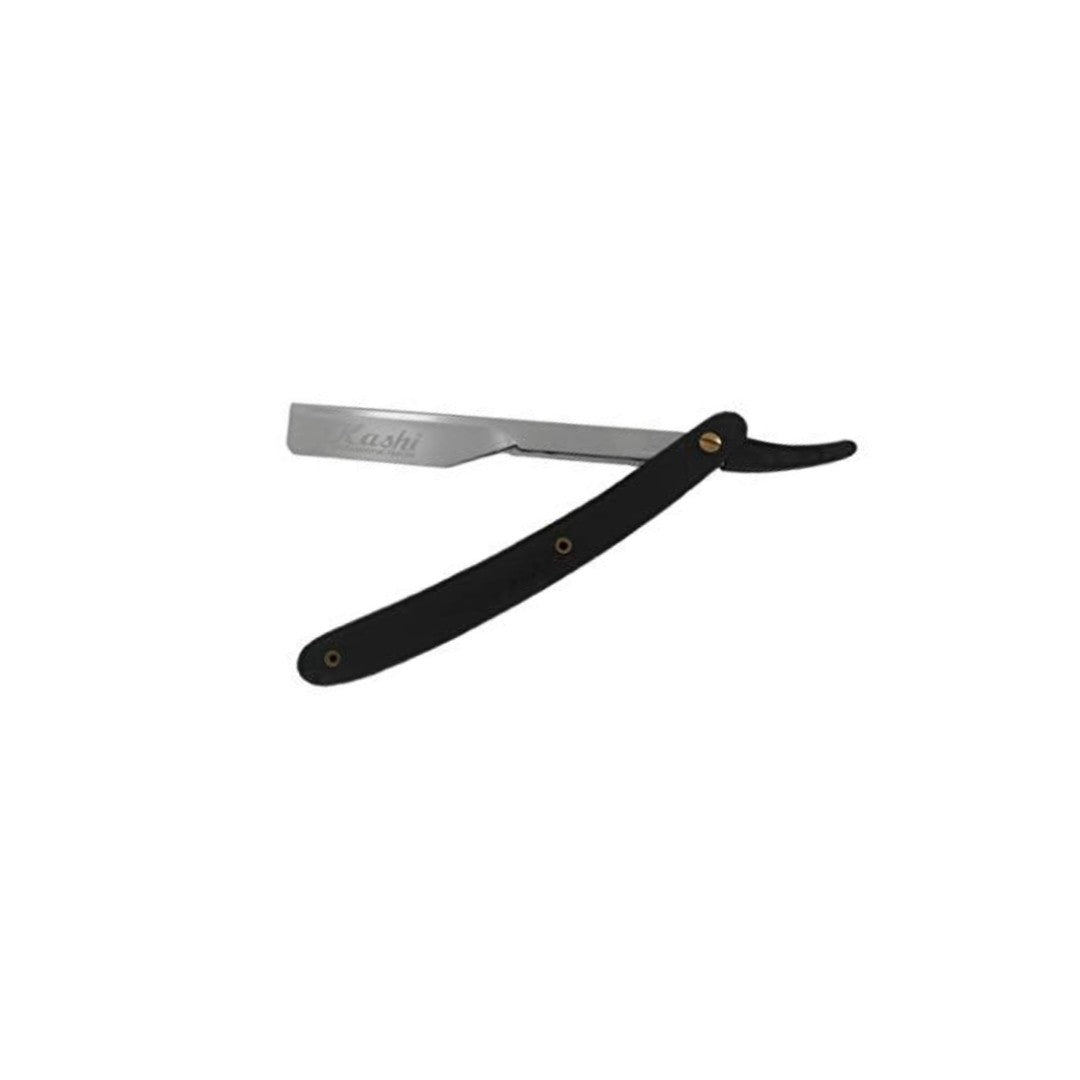 Kashi RB-124 Professional Barber Razor Shaving Black Handle Color
