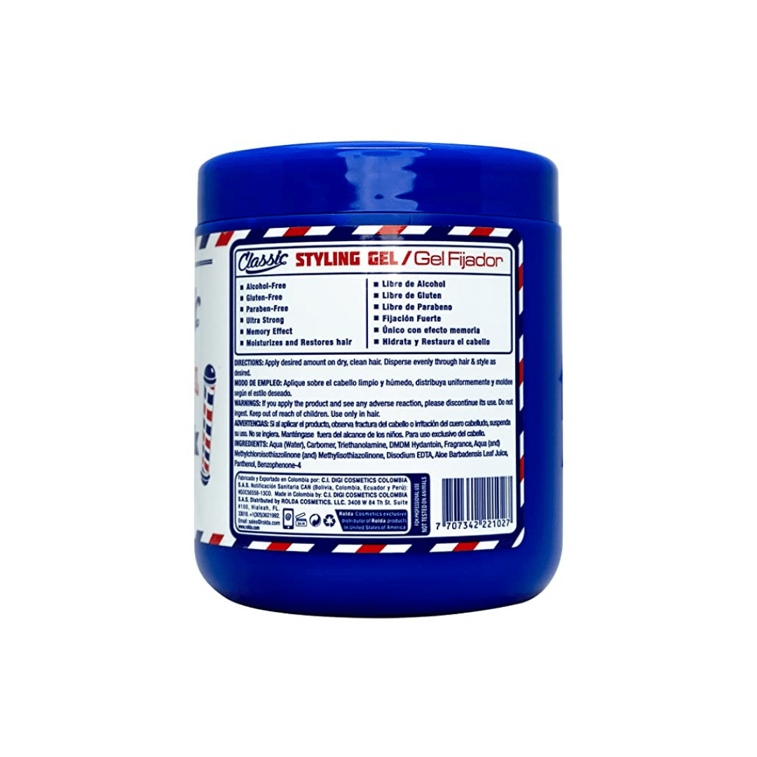 Rolda - Classic Hair Styling Gel , 500g 17.63 oz