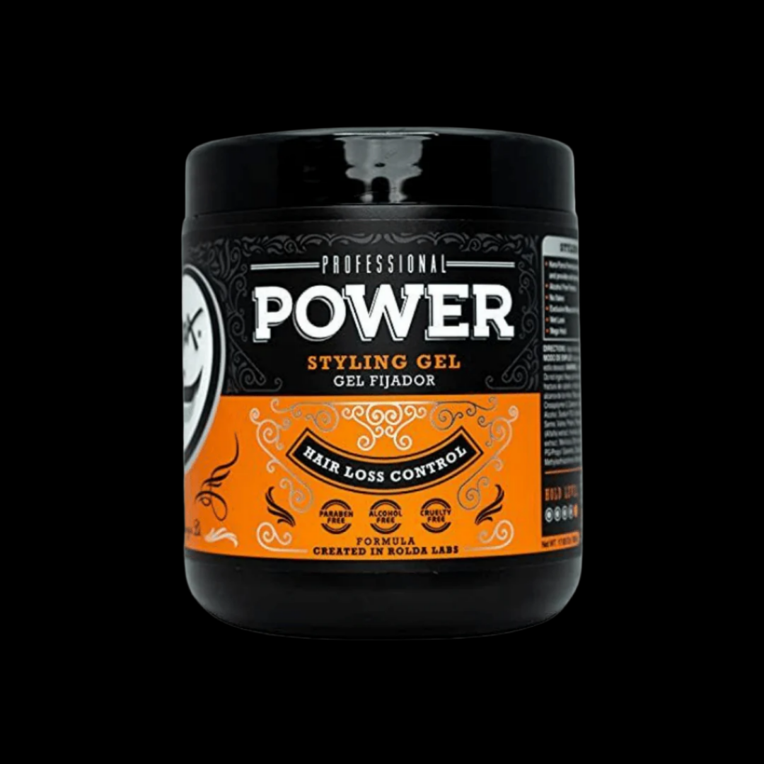 Rolda - Power Hair Styling Gel Hair-Loss Control, Mega-Strong Hold, High Shine
