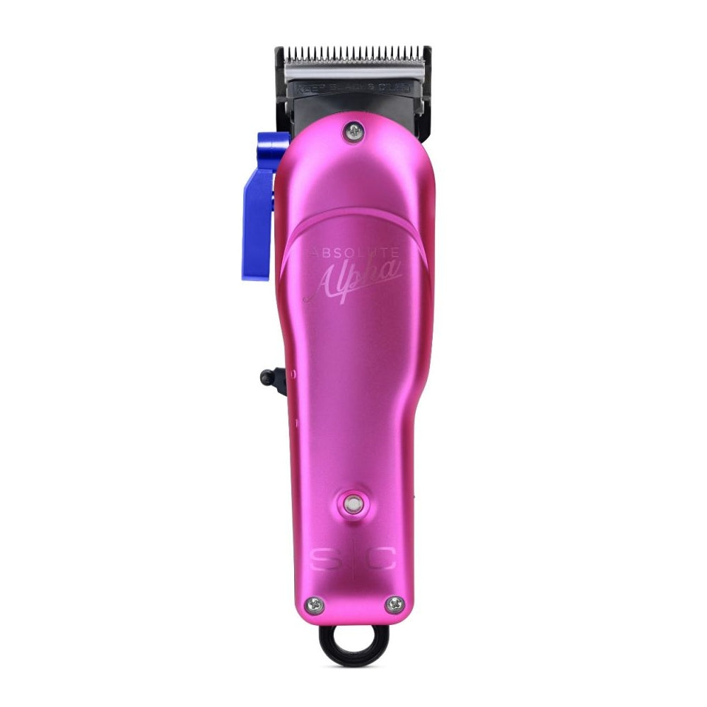 StyleCraft Absolute Alpha Clipper with 3 colored lids (Black, Pink, & Blue)