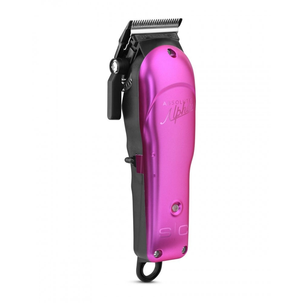 StyleCraft Absolute Alpha Clipper with 3 colored lids (Black, Pink, & Blue)