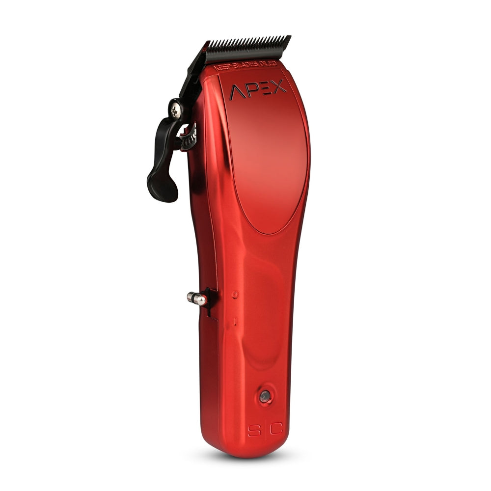 Stylecraft Apex Super Torque Modular Metal Hair Clipper Red Color SC602, 810069130309