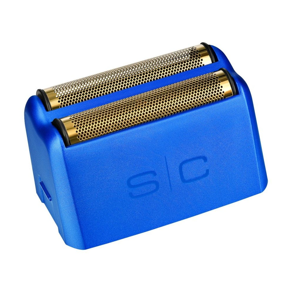 StyleCraft Gold Titanium SCGRFAZWP Replacement Foil Head for Prodigy Shaver - Metallic Blue