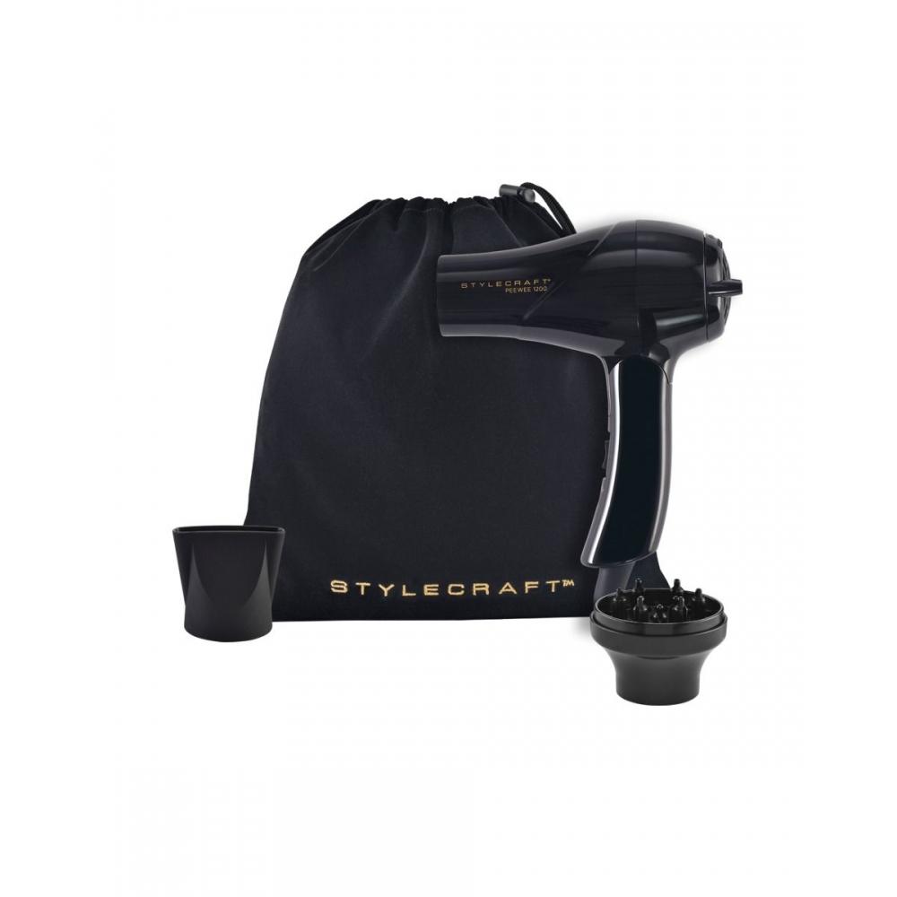 StyleCraft Peewee 1200 Foldable Compact Travel Hair Dryer