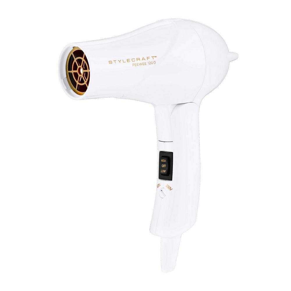 StyleCraft Peewee 1200 Foldable Compact Travel Hair Dryer