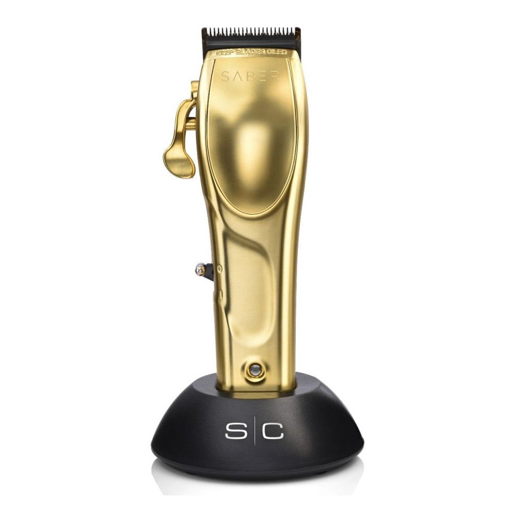 Stylecraft Saber Cordless Digital Brushless Motor Metal Clipper Gold