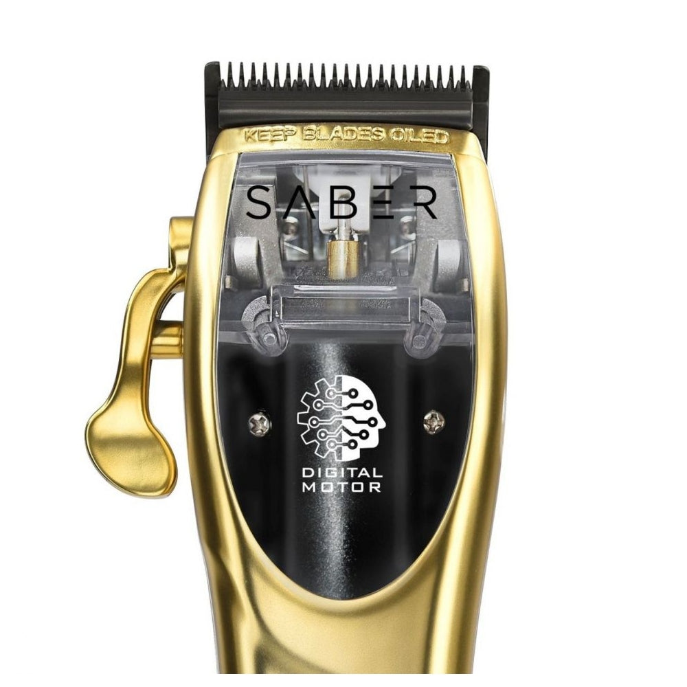 Stylecraft Saber Cordless Digital Brushless Motor Metal Clipper Gold