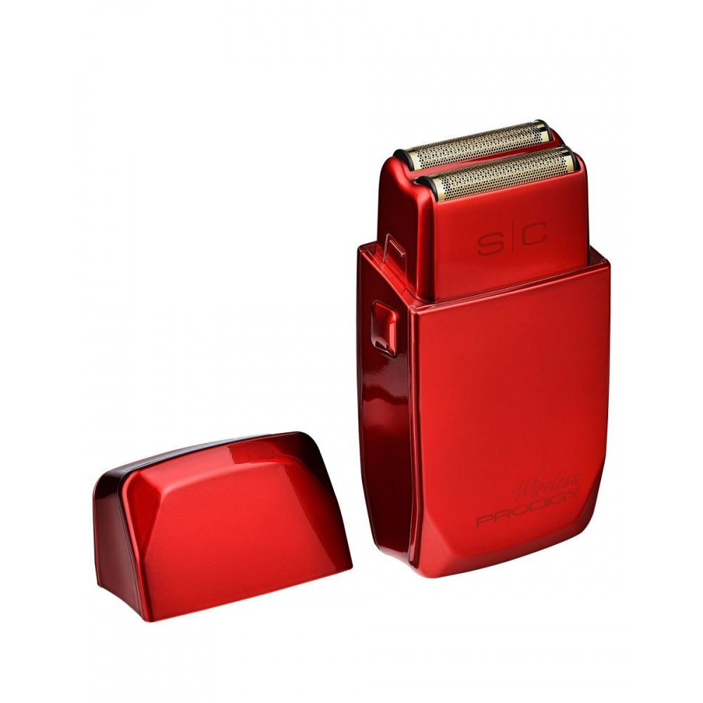 StyleCraft Wireless Prodigy Foil Shaver - Shiny Metallic Red