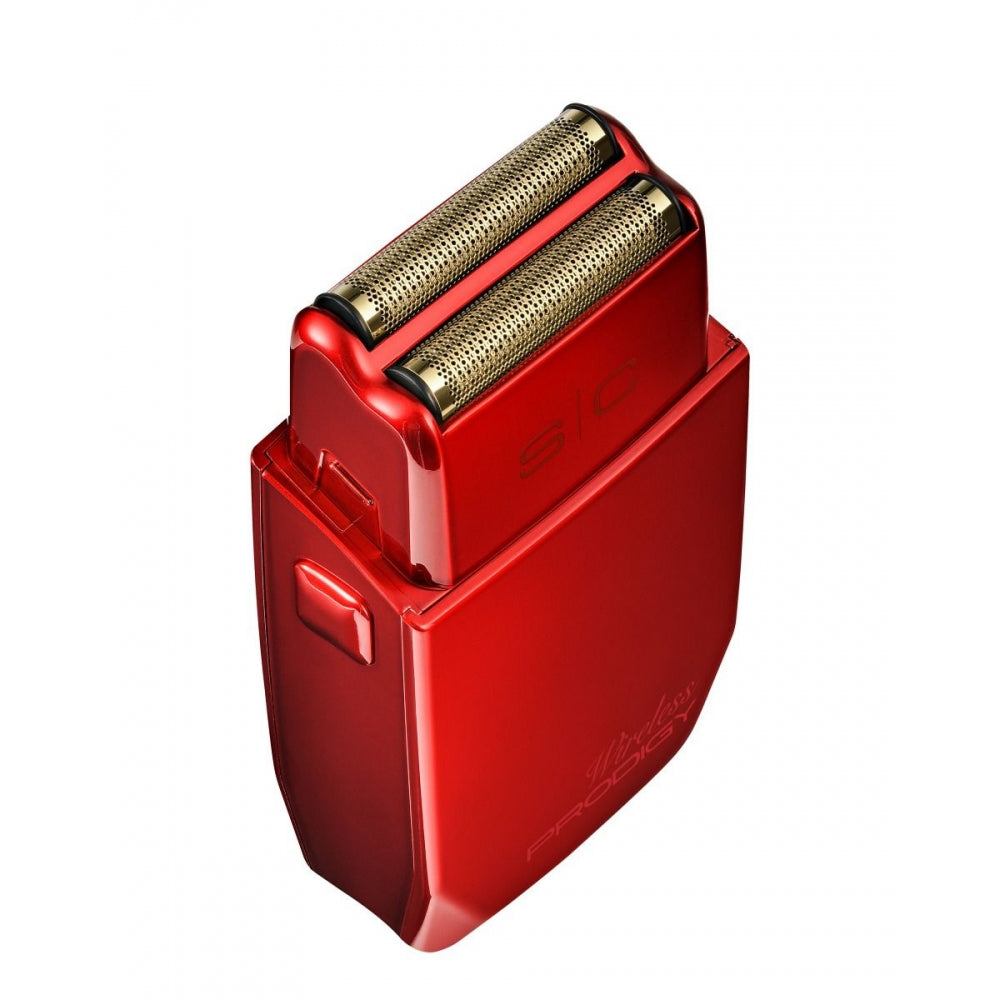 StyleCraft Wireless Prodigy Foil Shaver - Shiny Metallic Red