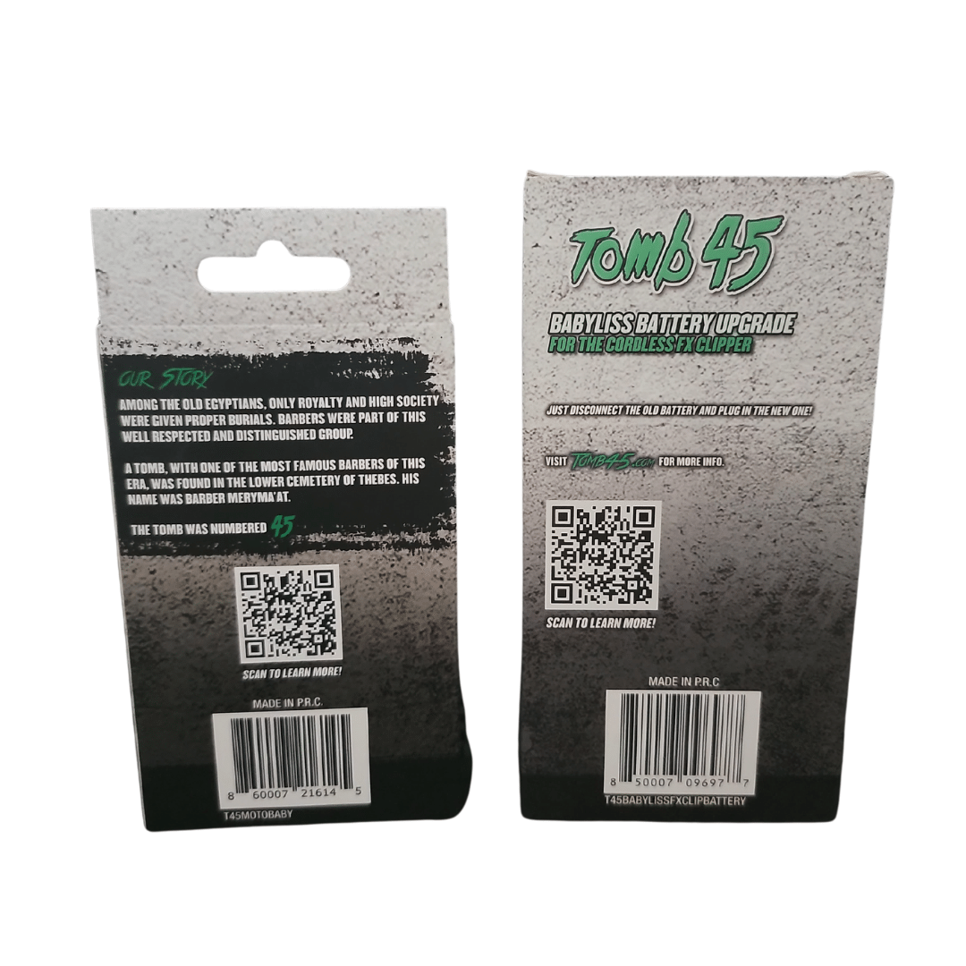 Tomb 45 Performance Upgrade Kit for Babyliss FxClipper Motor and Battery Set