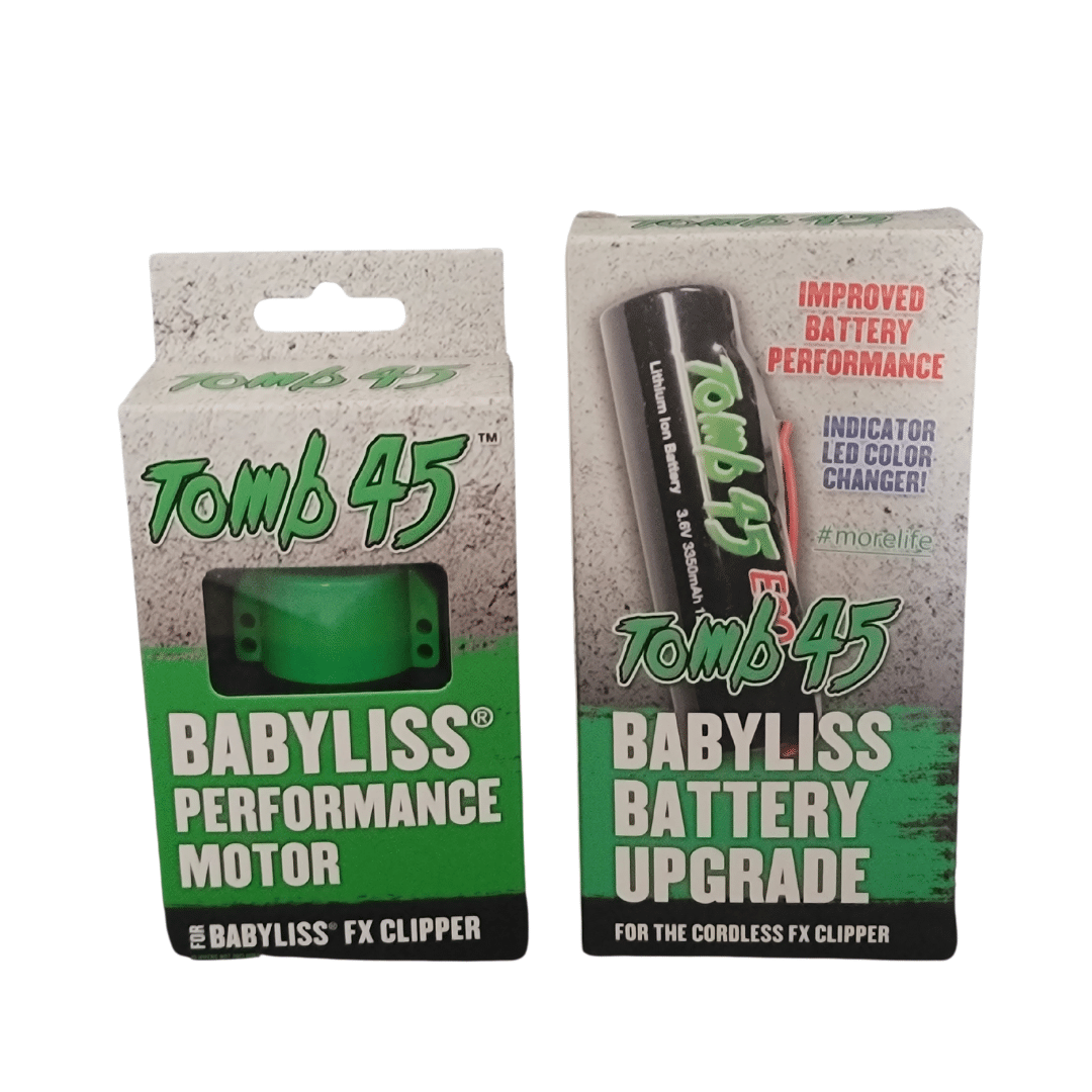 Tomb 45 Performance Upgrade Kit for Babyliss FxClipper Motor and Battery Set