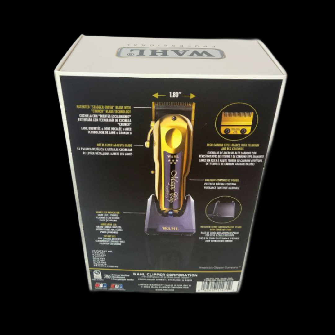 magic clip gold cordless box back