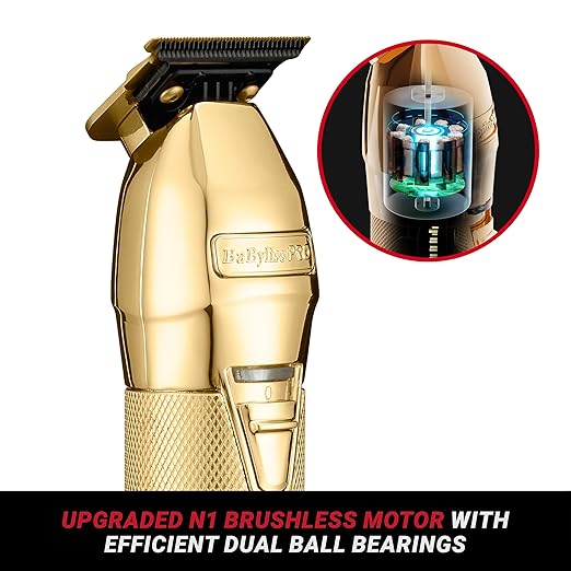 FXDLTDGOLD- BaBylissPRO LIMITEDFX COLLECTION Gold Trimmer and Double-Foil Shaver