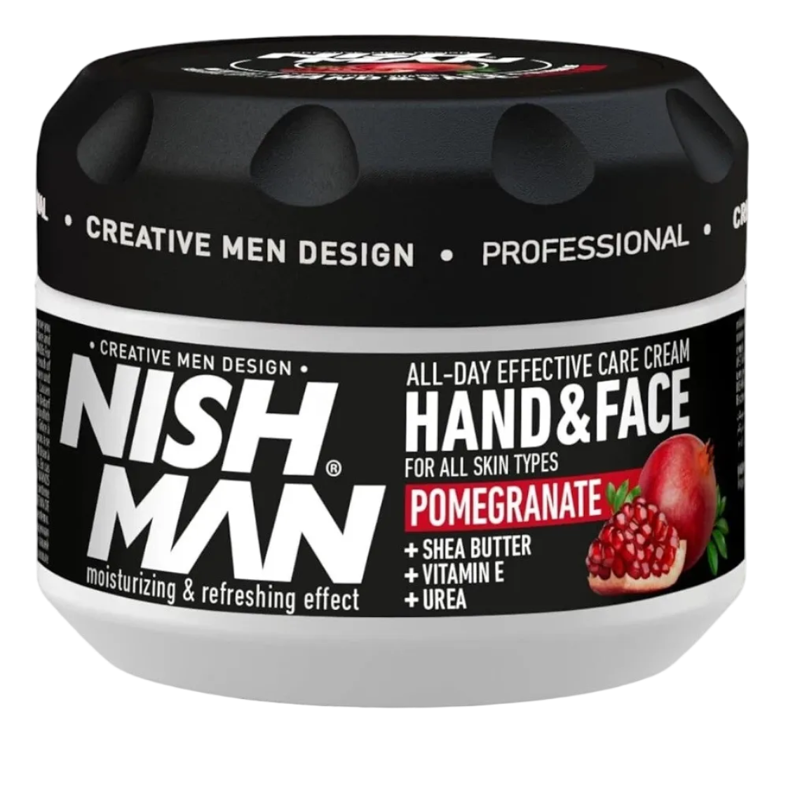 Nish Man Hand &amp; Face Cream - Pomegranate 300ml