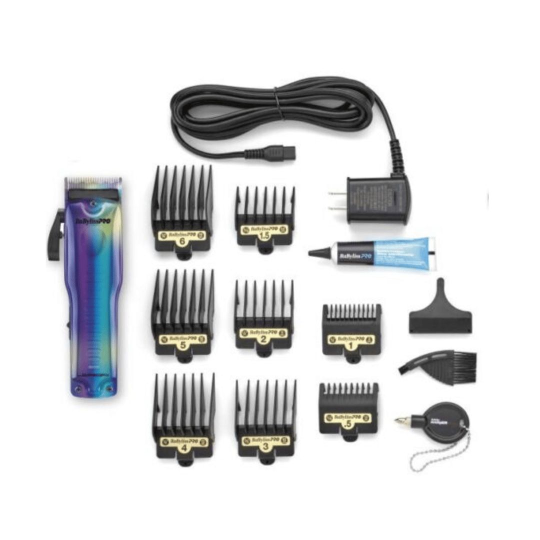 BaByliss-PRO-Limited-Edition-Iridescen-tLo-Pro-FX-High-Performance-Low-Profile-Clipper-accesories-multicolor