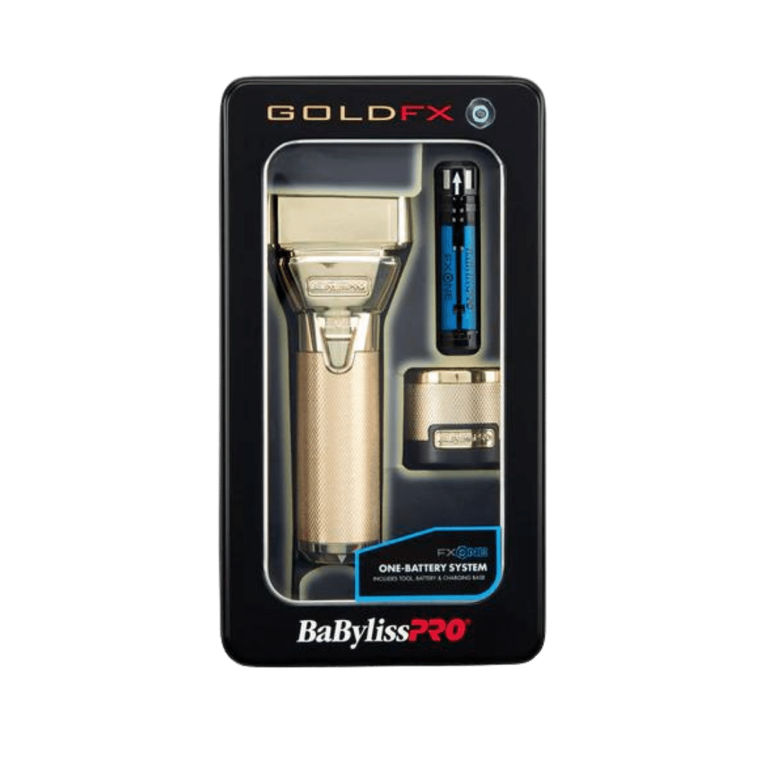 BaBylissPRO FXONE GOLDFX All-Metal Interchangeable-Battery Foil Shaver