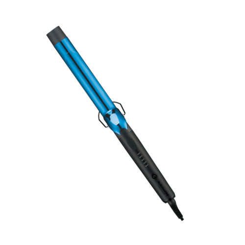 BaByliss PRO Limited Edition Black &amp; Blue Nano Titanium Extended Barrel Curling Iron - 1.25&quot;