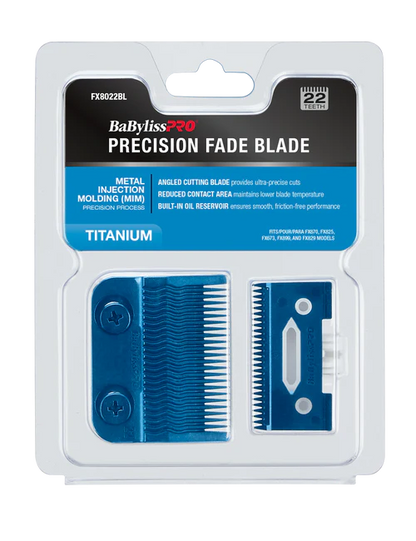 074108483829 BaBylissPRO Blue TitaniumMetal-Injection Molded Precision Fade