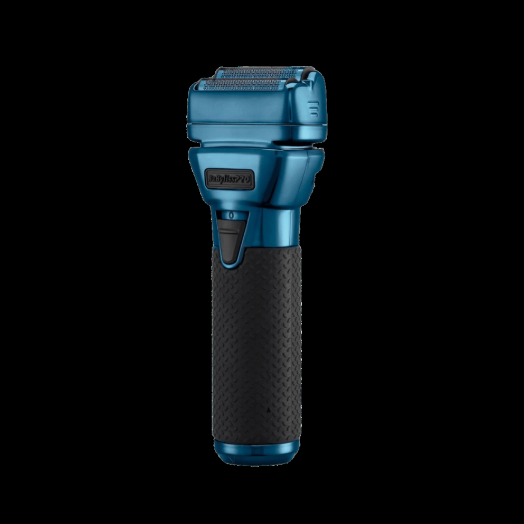 BaByliss PRO FXONE BlueFX  Black &amp; Blue Interchangeable-Battery Double-Foil Shaver Limited Edition