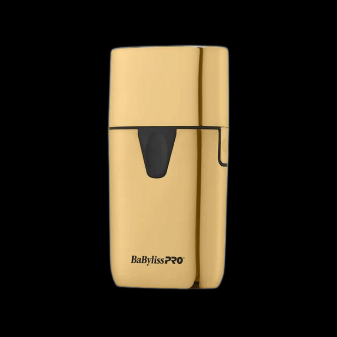 BaByliss PRO Limited Edition Gold FX Trimmer &amp; UV Single-Foil Shaver Set